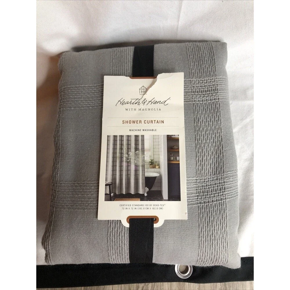 Elegant Gray Shower Curtain